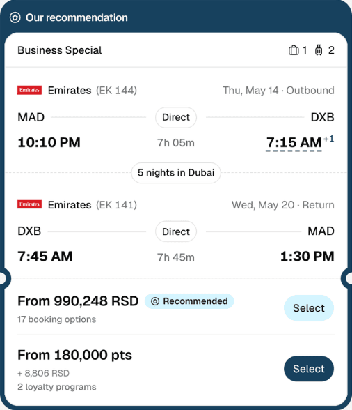 Book the smartest option